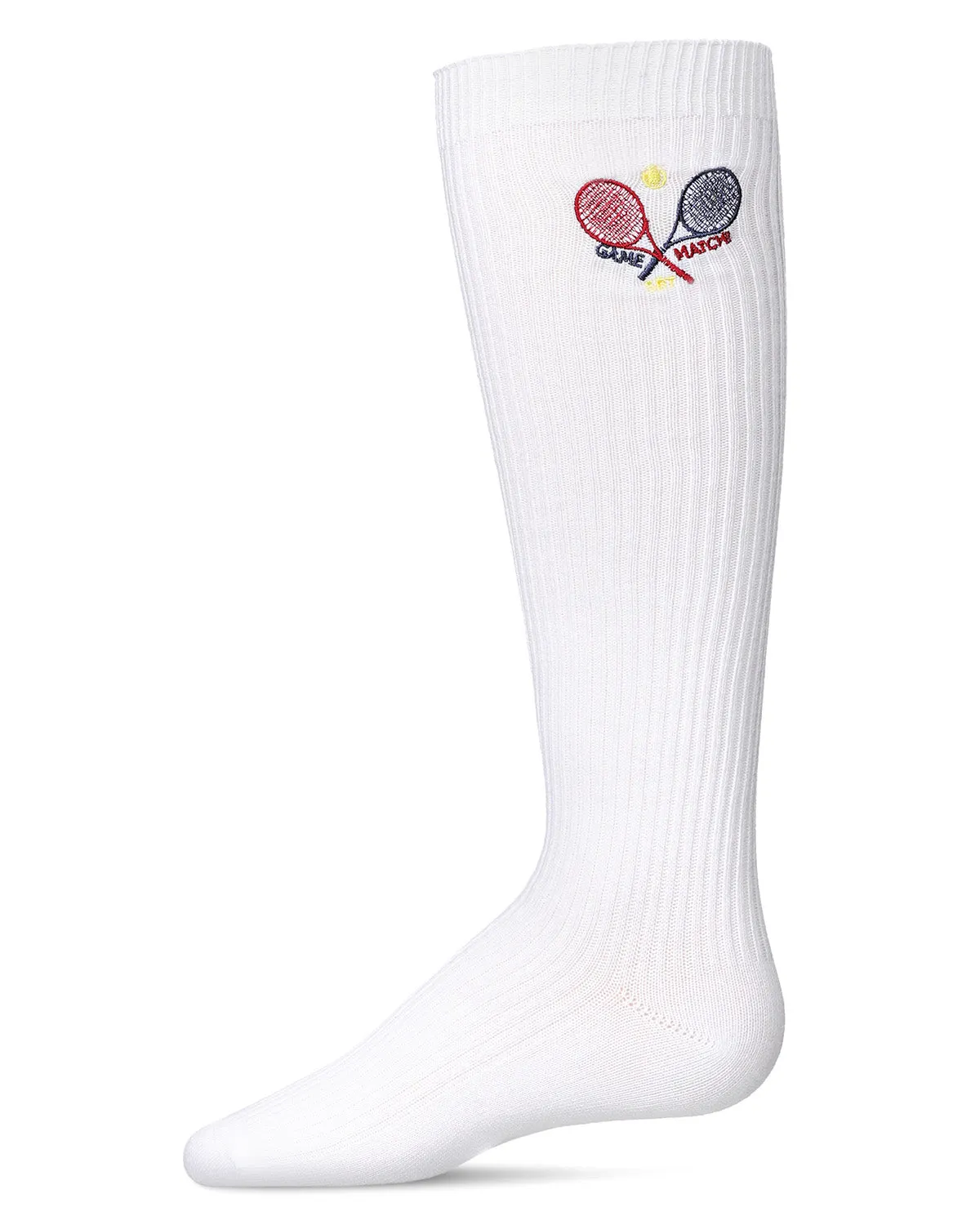 Girls' Game Match Set Cotton Blend Knee High Sock