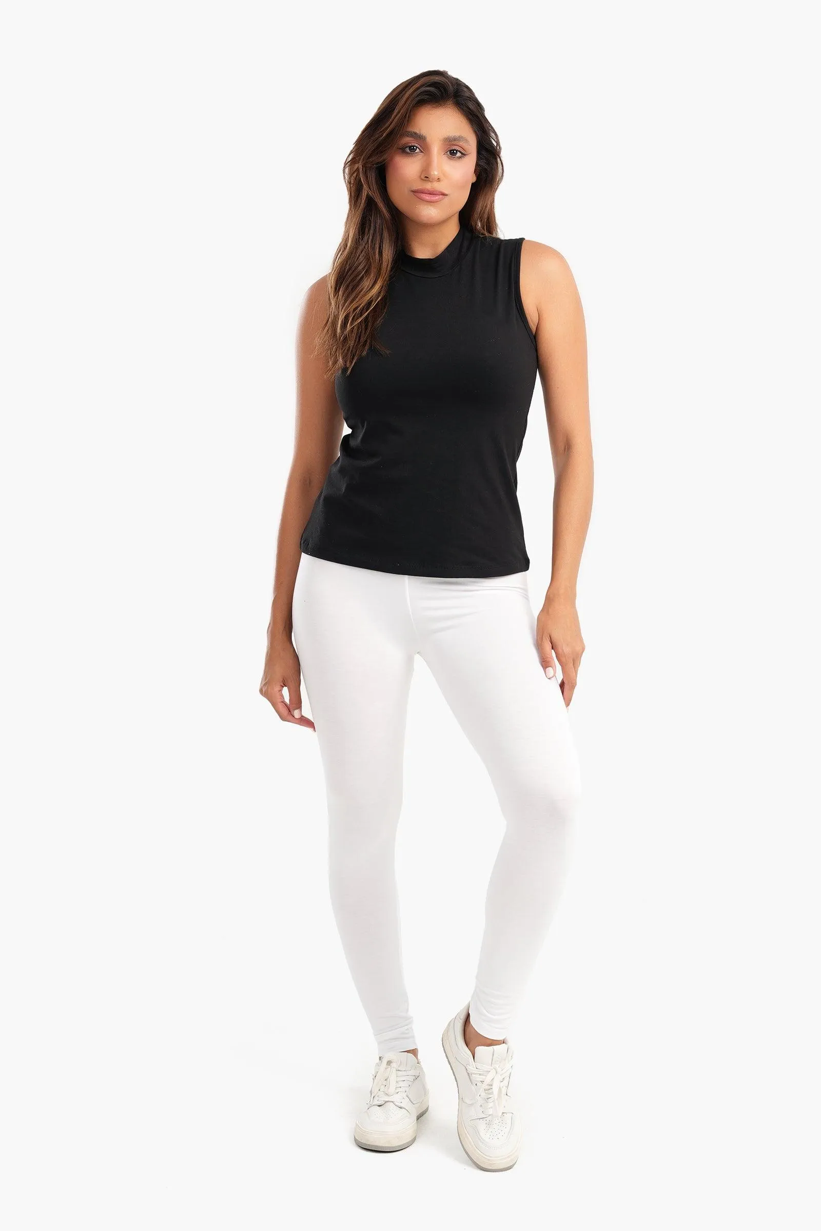 High Neck Slim Fit Top