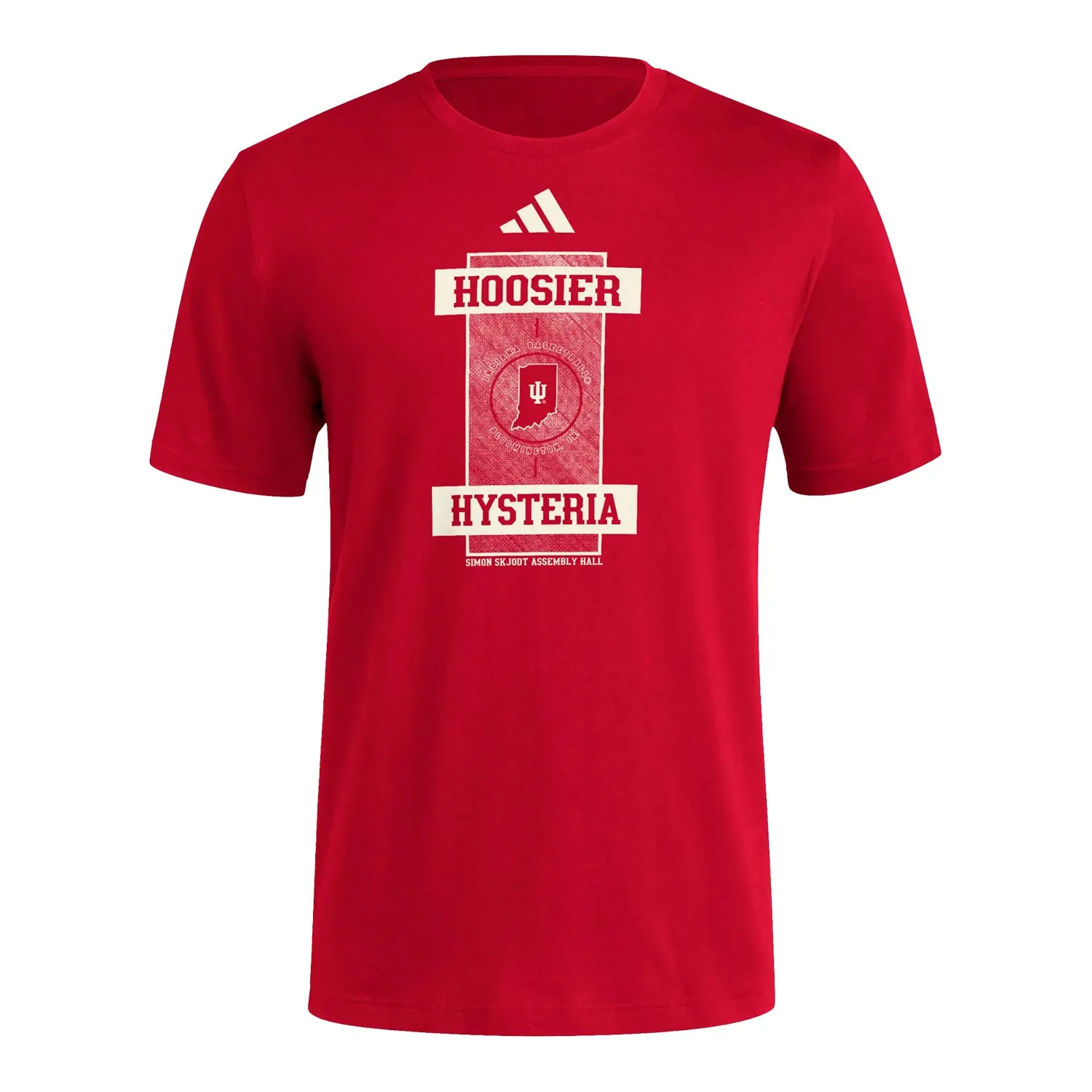 Indiana Hoosiers 2024 Hoosier Hysteria Crimson T-Shirt