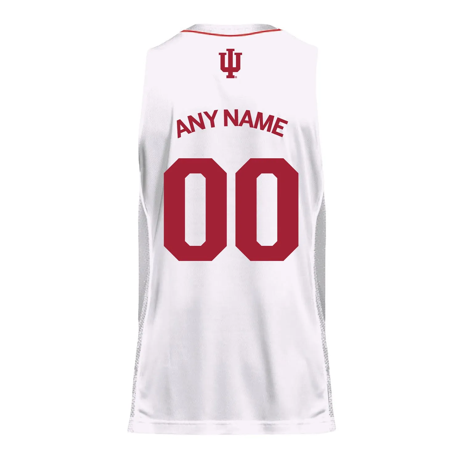 Indiana Hoosiers Adidas Personalized White Basketball Jersey