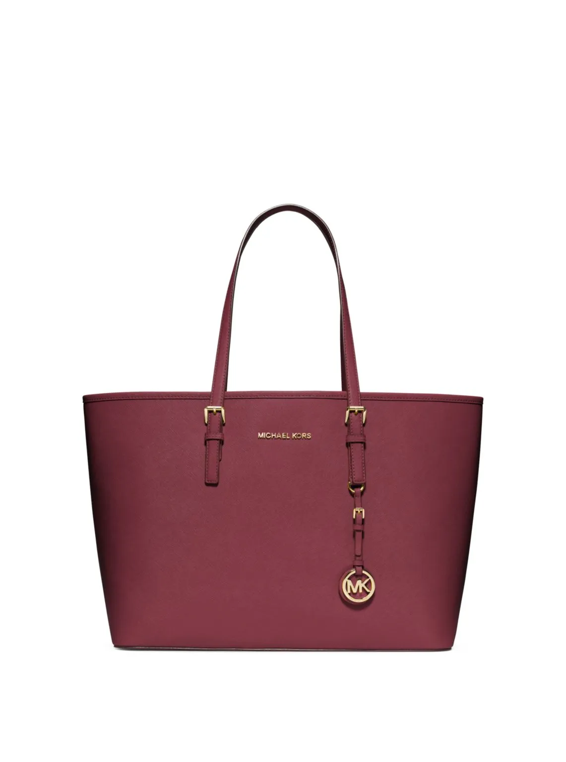 Jet Set Travel Multifunction Saffiano Leather Tote