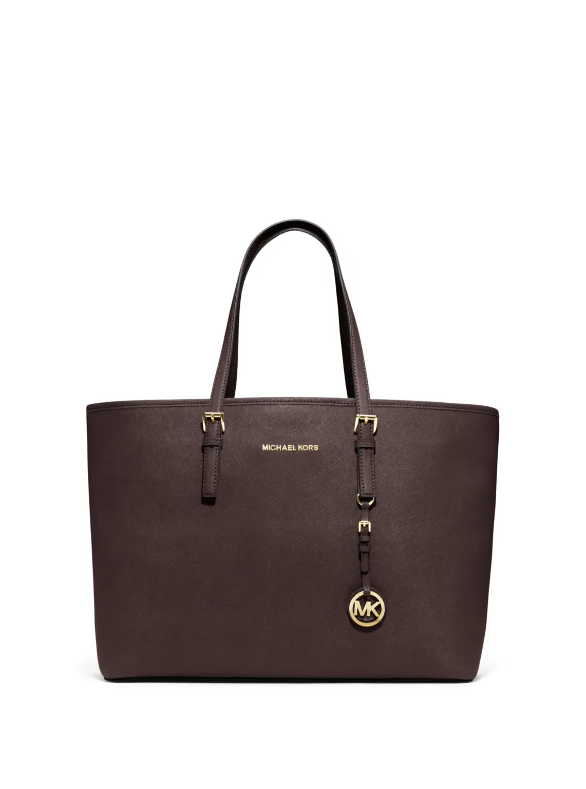 Jet Set Travel Multifunction Saffiano Leather Tote