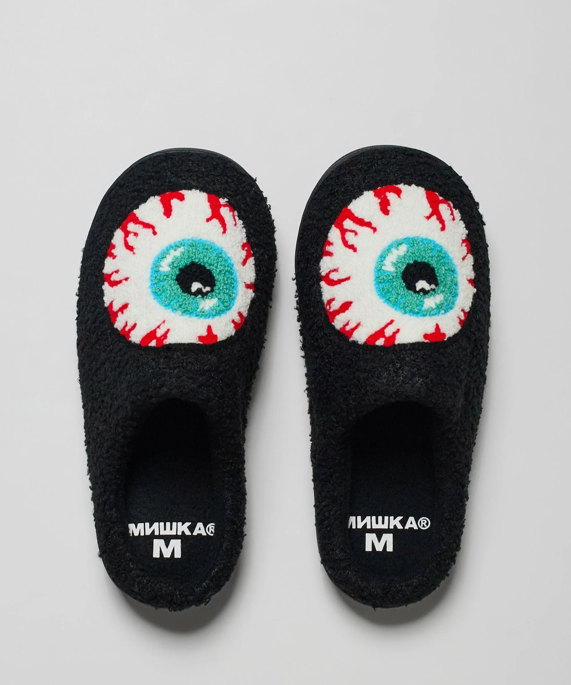 Keep Watch Slippers - Black