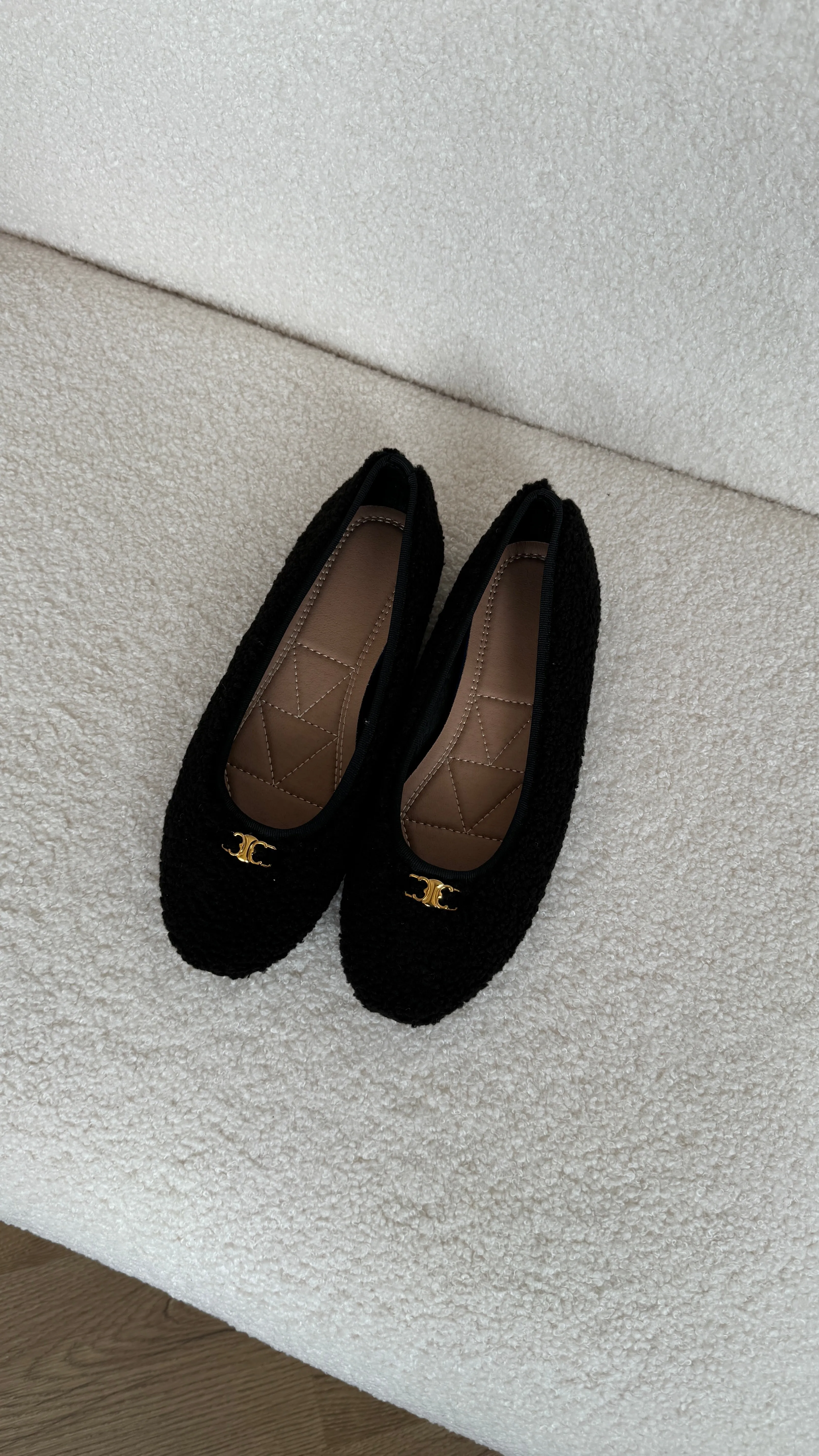 keilani ballet flats in black