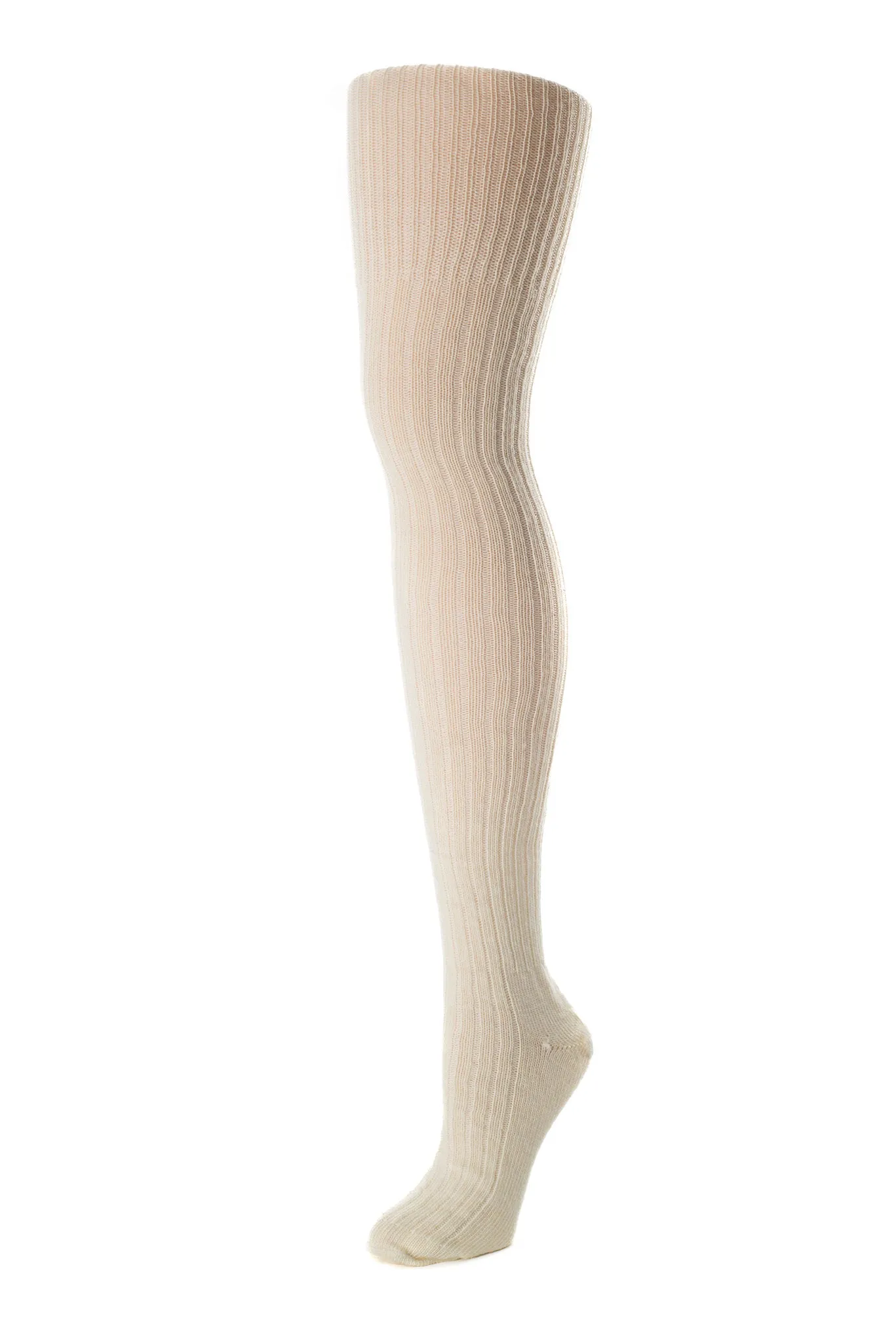 Lightweight Ribbed Wool Stockings