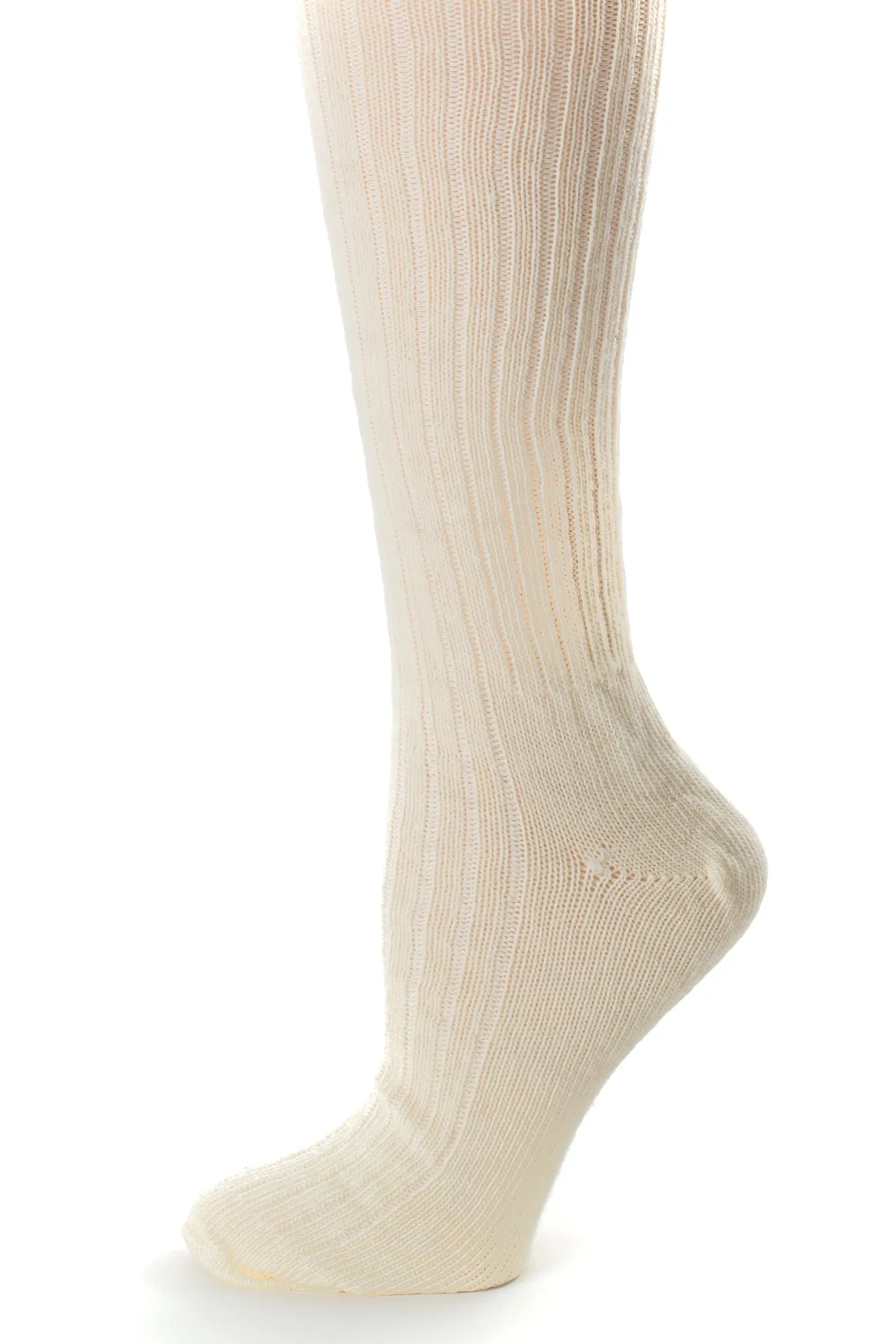 Lightweight Ribbed Wool Stockings