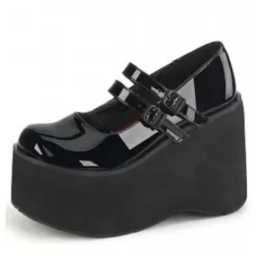 Mary Jane Super High Heel Platform Wedge  Belt Buckle Classic Sweet Punk  Lolita Shoes