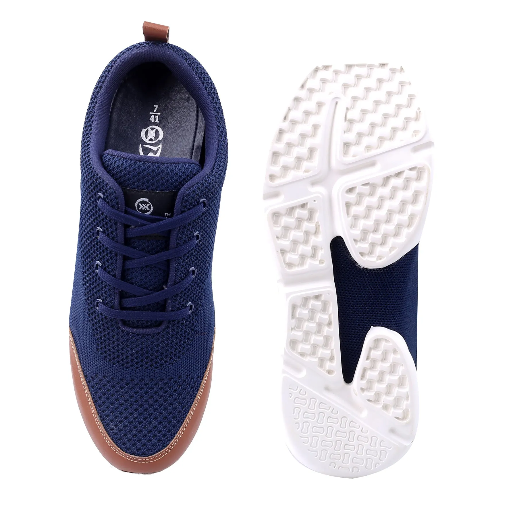 Men's 3 Inch Hidden Height Increasing Stylish Casual Sports Lace-Up Shoes