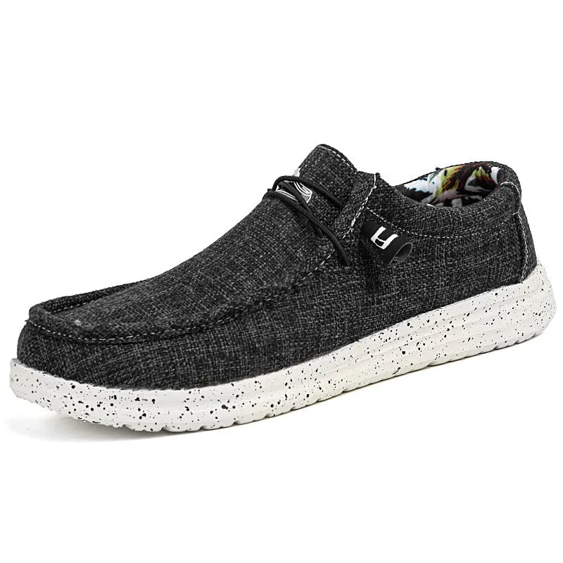 Men's Causal Canvas Comfortable Boat Shoes