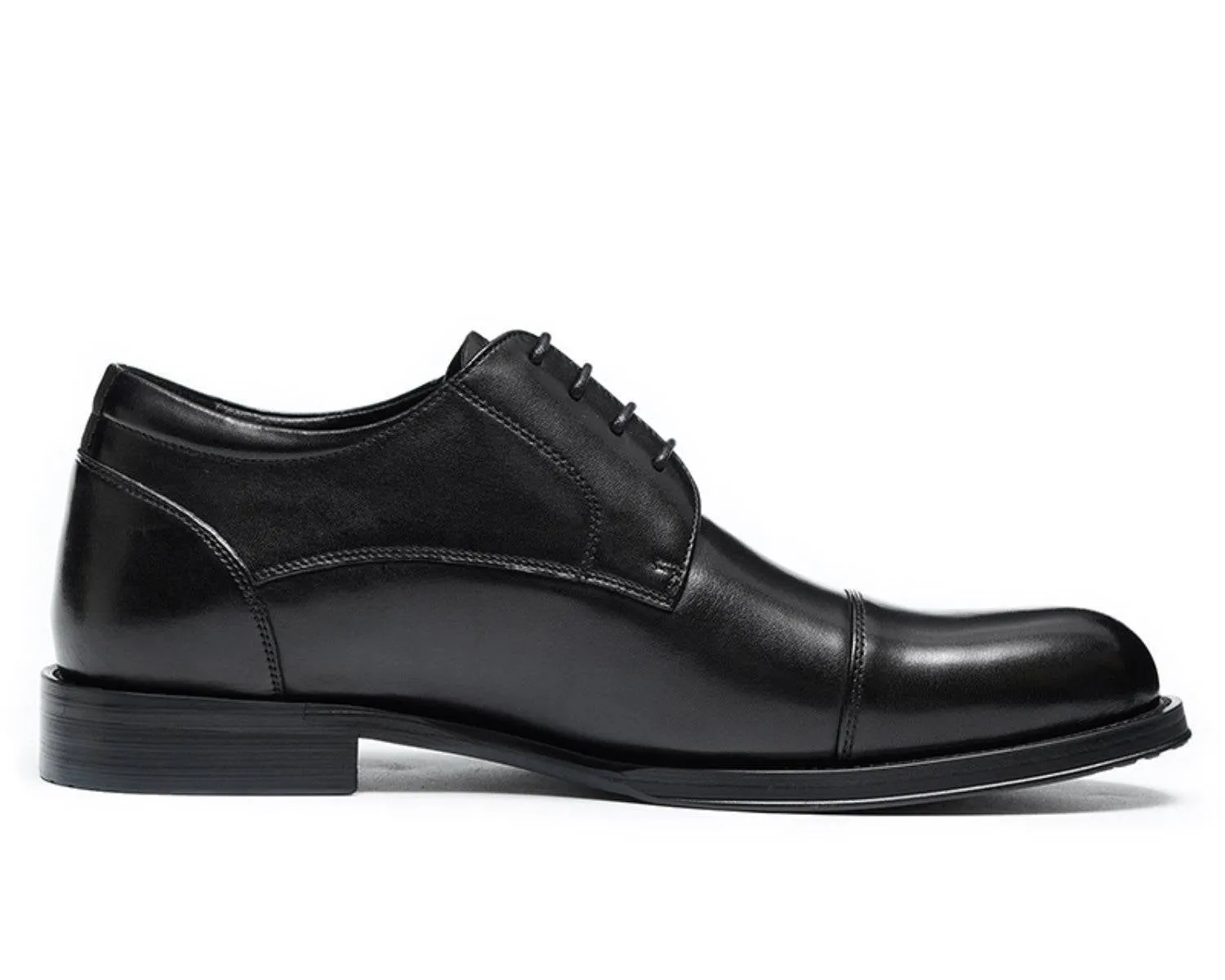 Men's Derby Dress Shoes - Top Layer Cowhide Leather, Business Formal