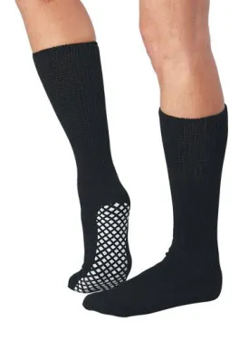 Mens Diabetic Slipper Socks with Gripper Soles