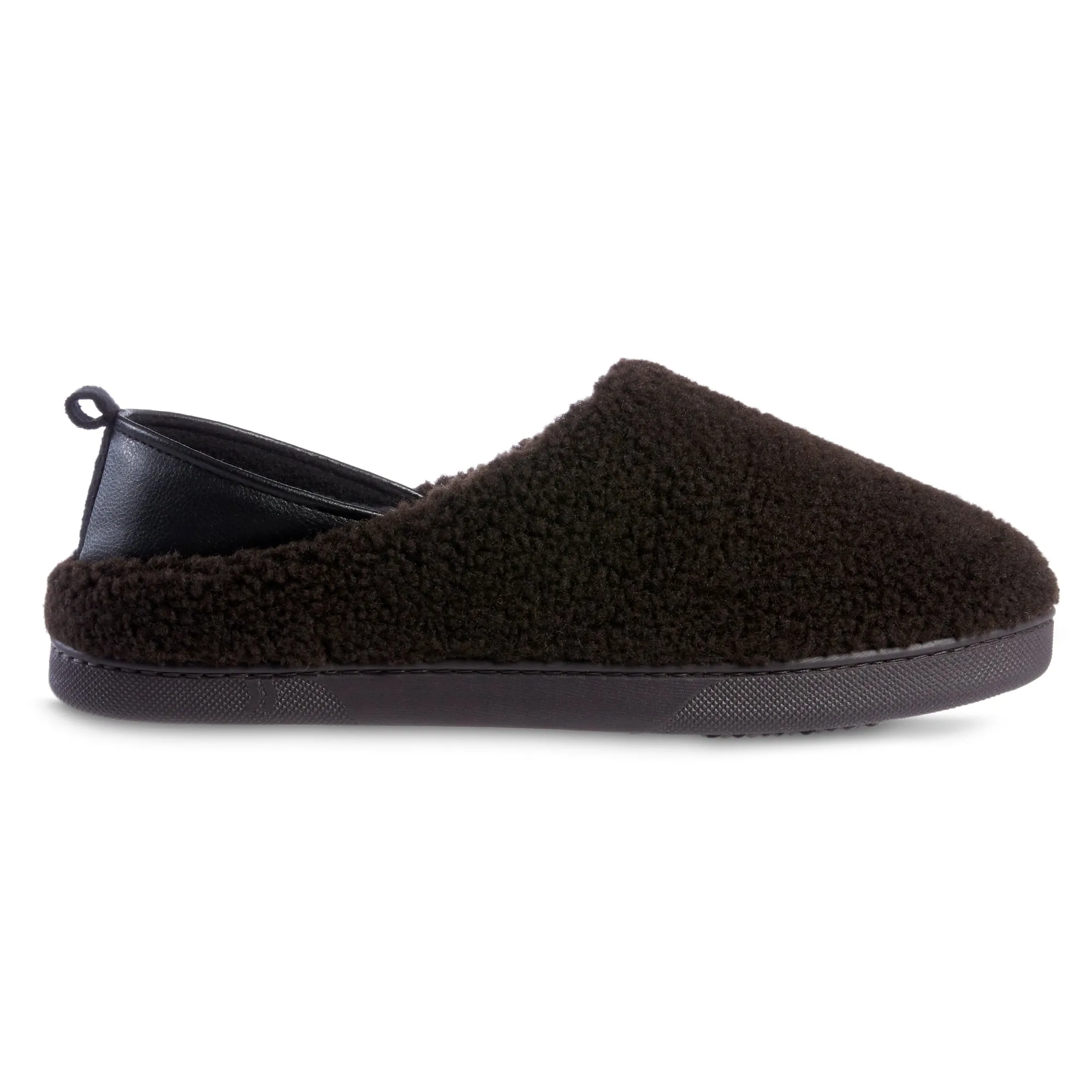 Men's Garrett Closed Back Slippers With Berber and Memory Foam