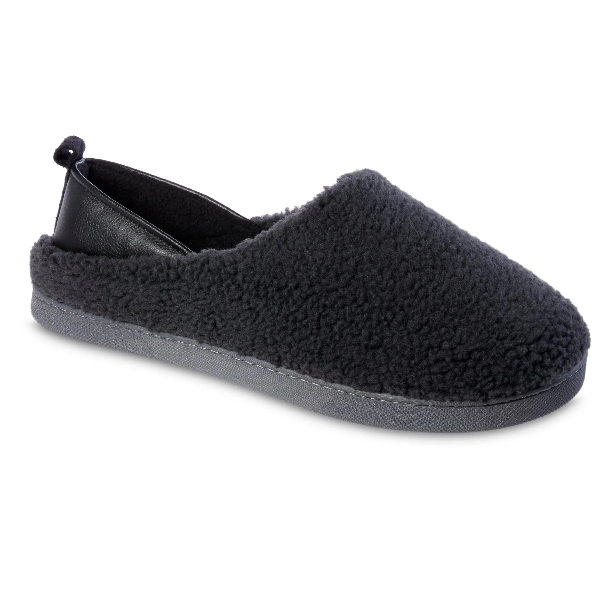 Men's Garrett Closed Back Slippers With Berber and Memory Foam