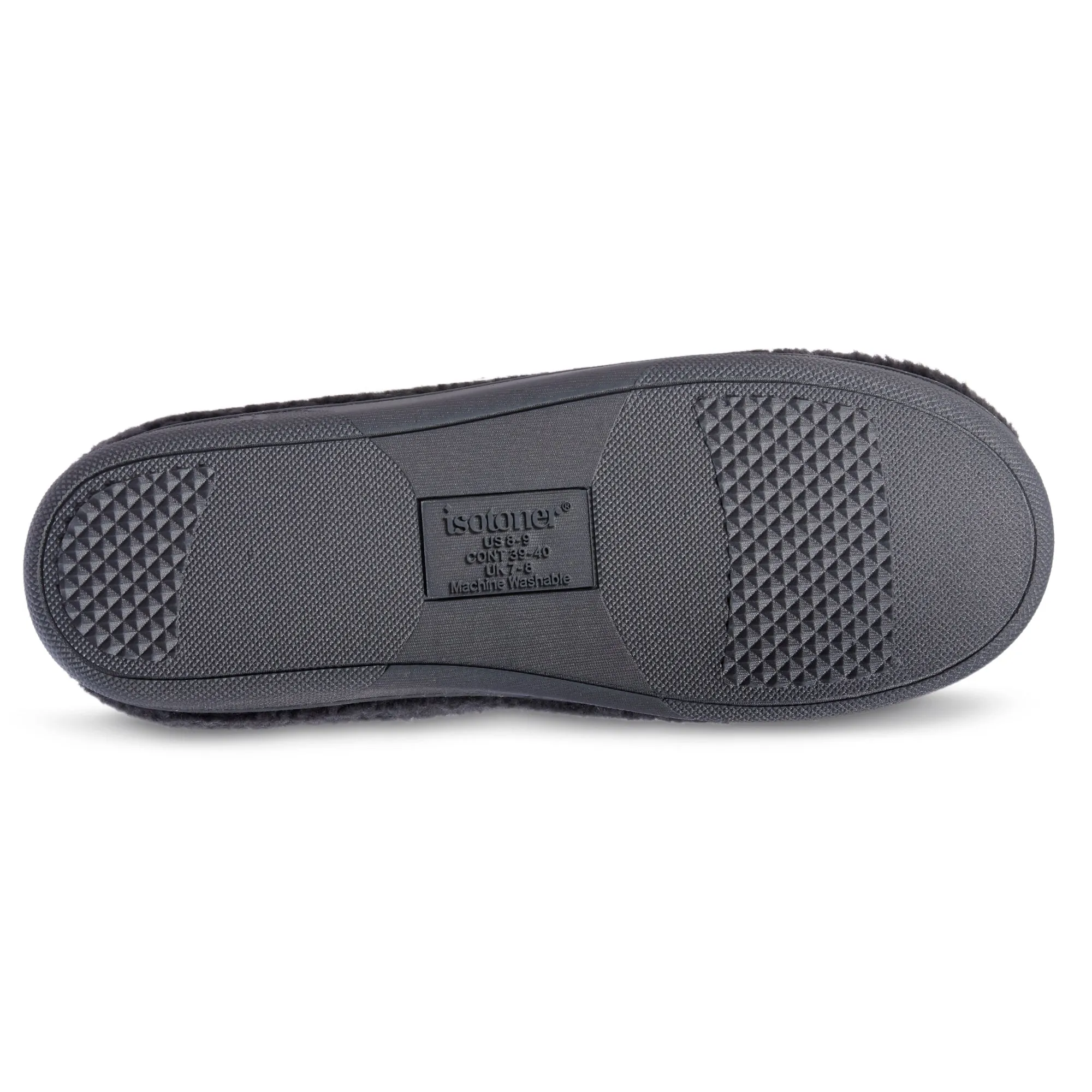 Men's Garrett Closed Back Slippers With Berber and Memory Foam