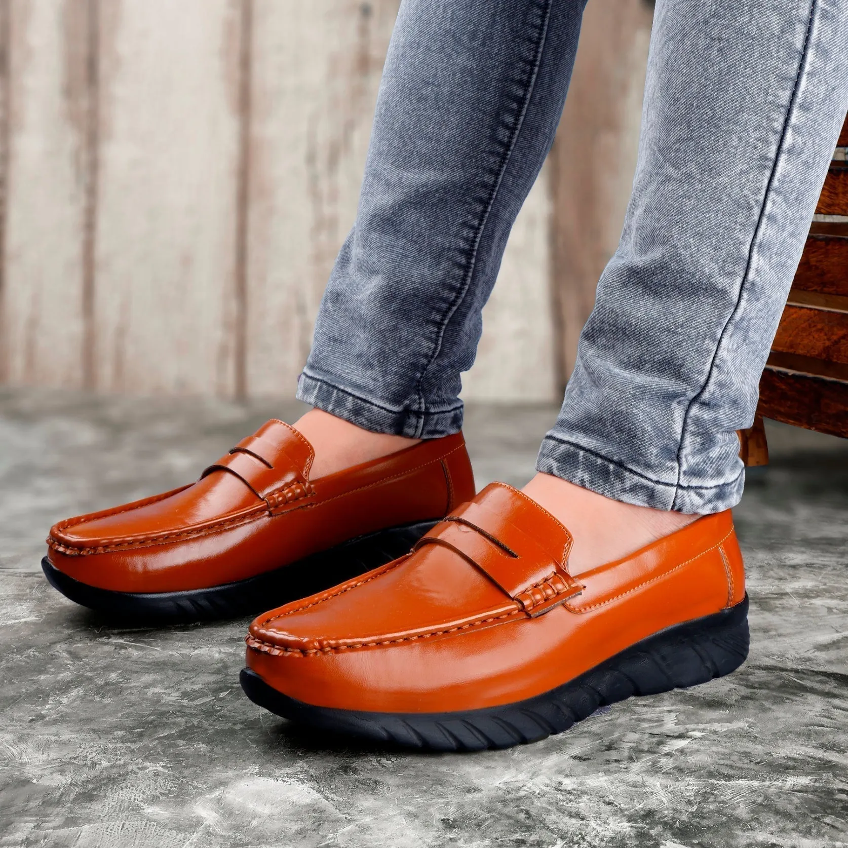 Men's High-end Fashionable Slip-On Loafers Shoes