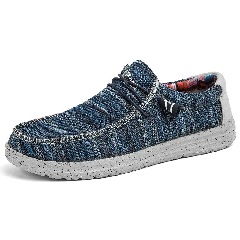 Men's Lightweight Canvas Boat Shoes