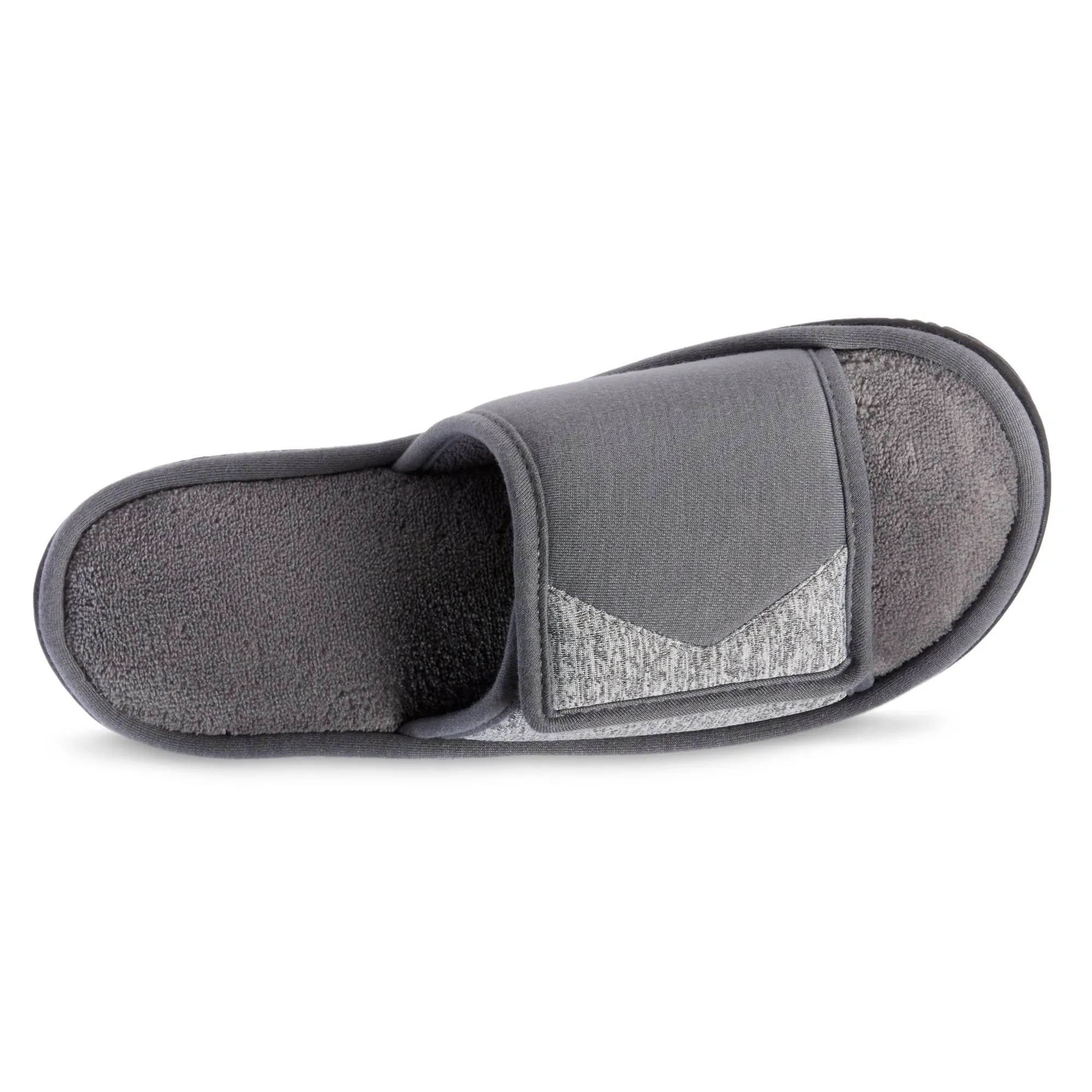 Men's Miles Adjustable Slide Slippers with Sport Knit and Memory Foam