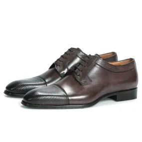 Richmond Cap Toe Derby Walnut Brown