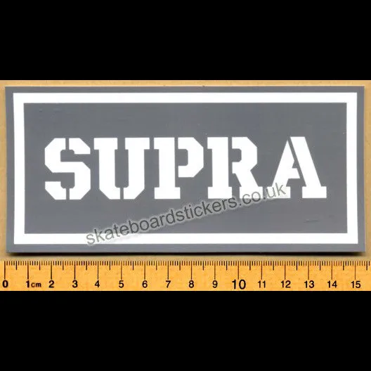 Supra Shoes Footwear Skateboard Sticker