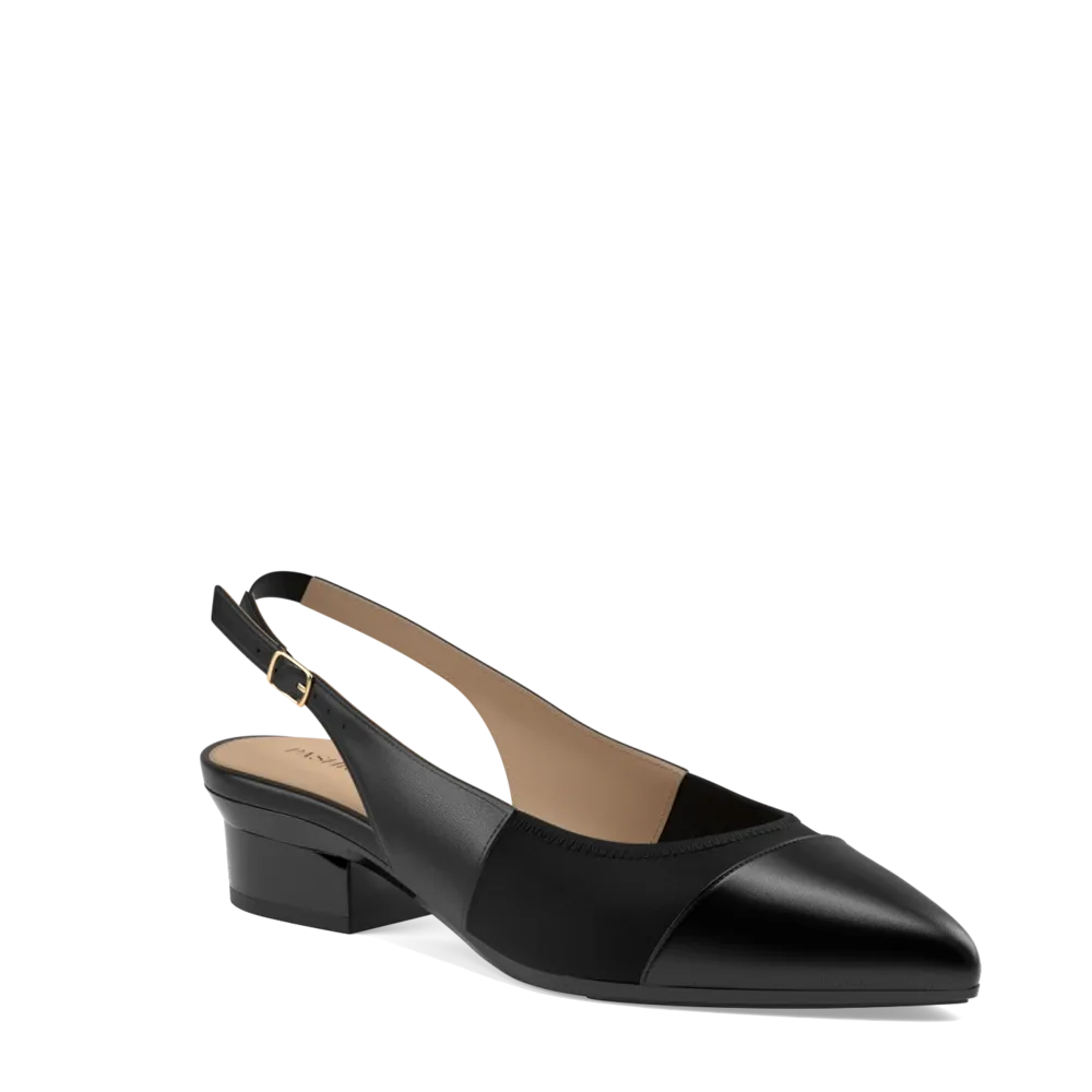 The Panel Slingback - Coal - FINAL SALE