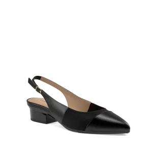 The Panel Slingback - Coal - FINAL SALE