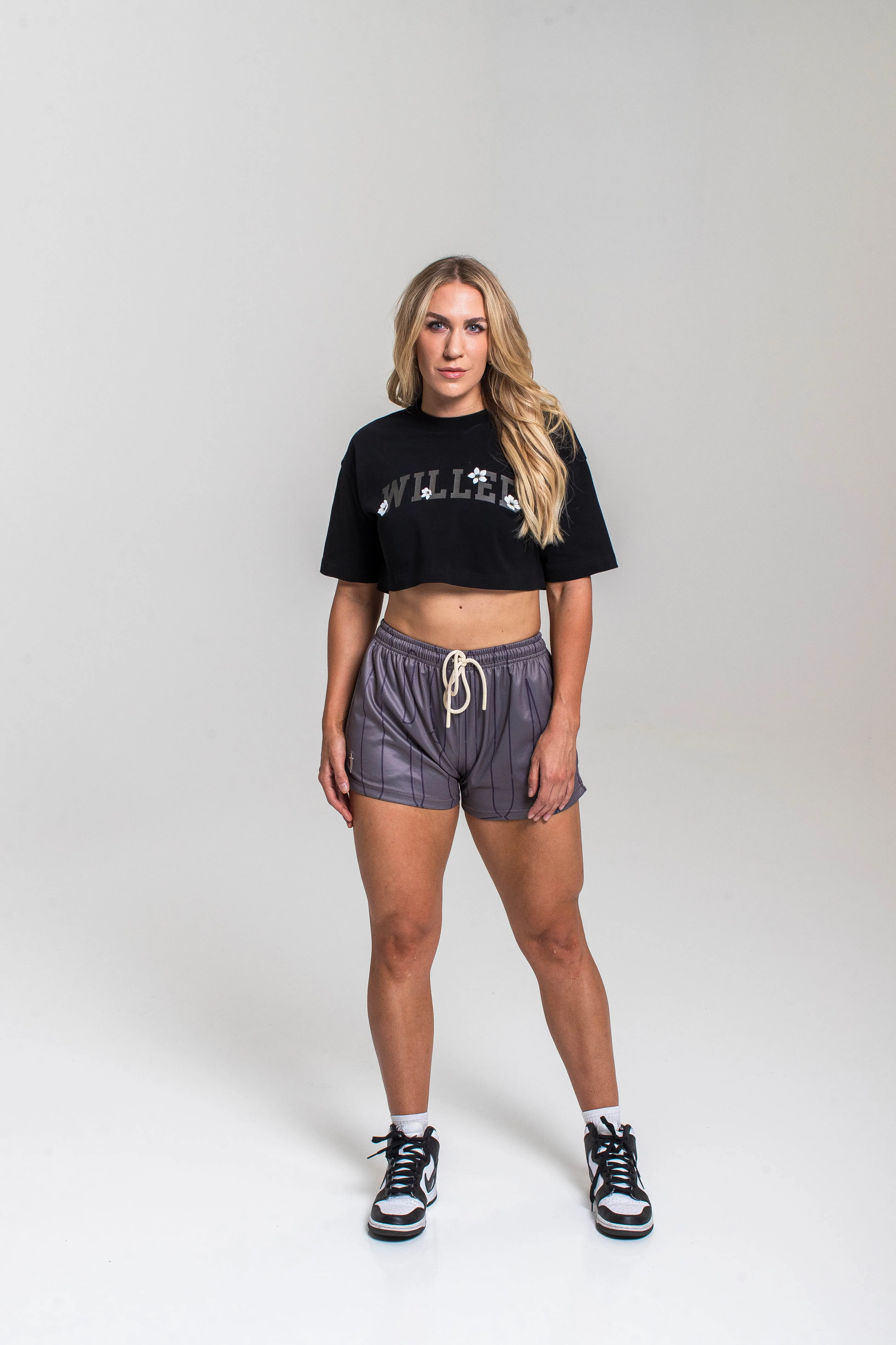 WOMEN'S REIGN MESH SHORT - ROCK